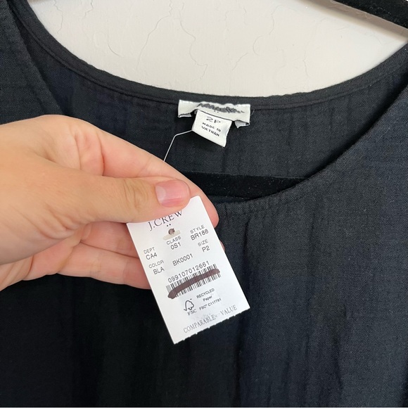 J. Crew Belted Gauze Midi Dress - Picture 3 of 8